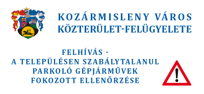 Figyeljünk a szabályos parkolásra!