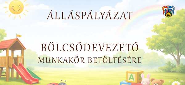 Álláspályázat - bölcsődevezető